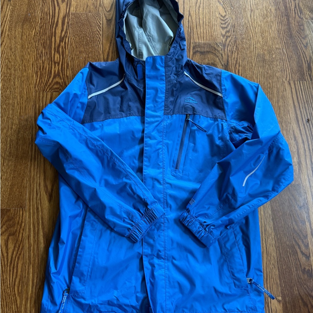 L.L. Bean Kids Blue Raincoat